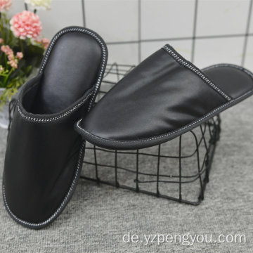 Home Slipper Indoor Comfort TPR Sohle Leder Slipper